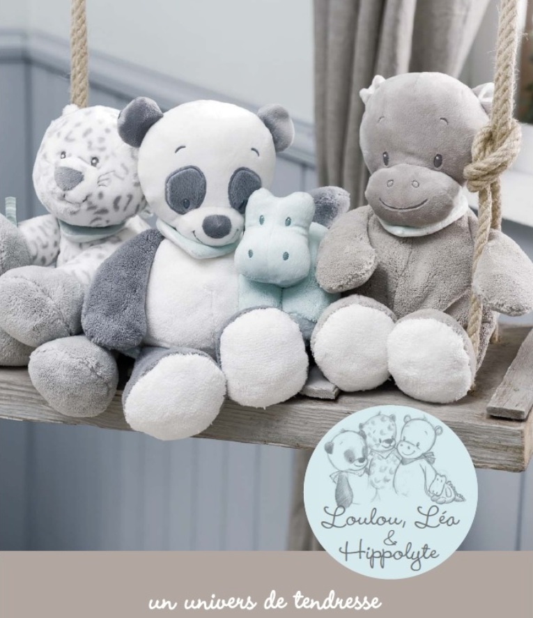 Peluche Panda Loulou - 28 cm Peluche Panda Loulou - 28 cm